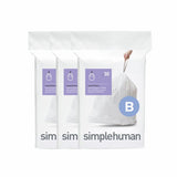 Simplehuman 6L Code B bin liners pack of 90, UK version