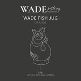 Wade Fish Jug orange 1.2L (British brand)