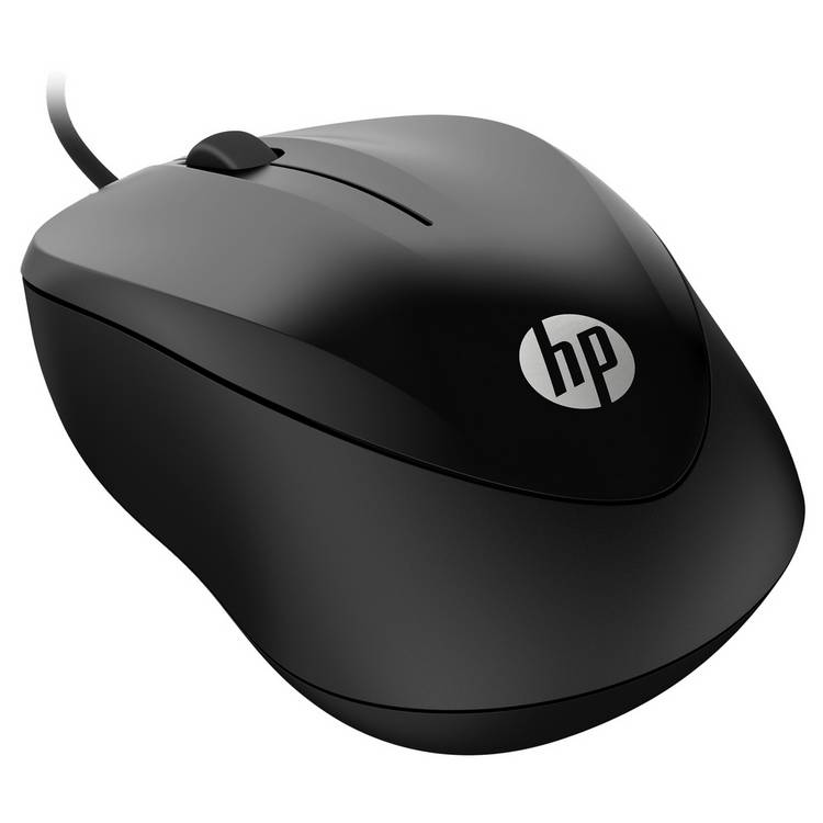 HP wired mouse black (British brand)