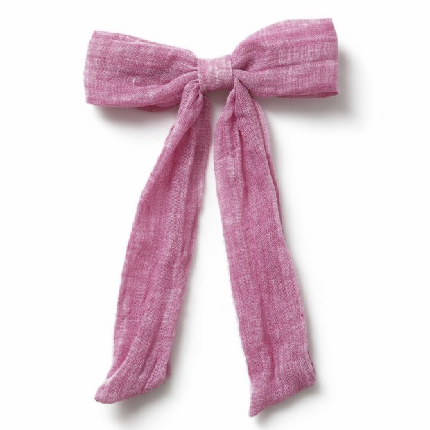 Flitzy pink bow hair clip (British brand)