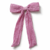 Flitzy pink bow hair clip (British brand)
