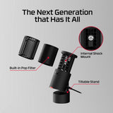 HyperX SoloCast 2 USB gaming condenser microphone black (British brand)