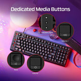 HyperX Eve 1800 wired gaming keyboard black - UK version