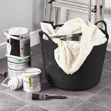 Whitefurze flexible tub black 39L, UK version