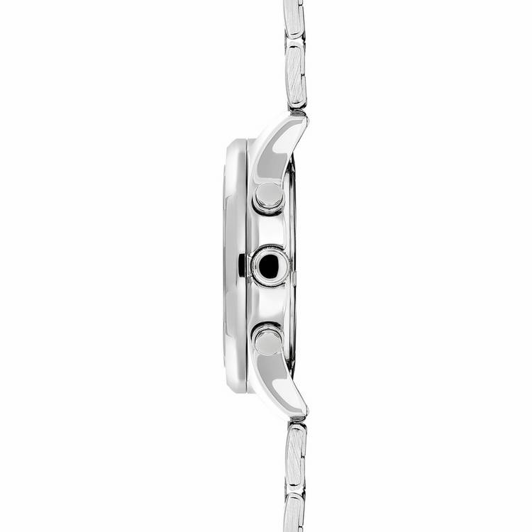 Sekonda Octaire black dial stainless steel watch 40mm, UK version