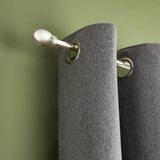 Argos Home curtain pole satin nickel 165-300cm, UK version