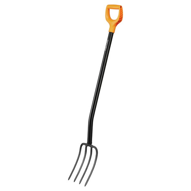 Fiskars solid garden fork 1-piece, imported from the UK