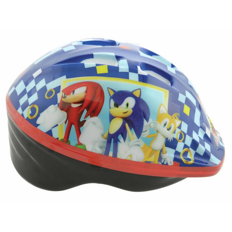 Sonic the Hedgehog kids bike helmet multicolour 48-52cm, imported from the UK