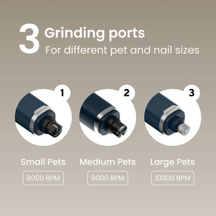 Noerden PawMani wireless nail grinder for dogs and cats, UK version