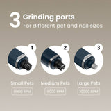 Noerden PawMani wireless nail grinder for dogs and cats, UK version