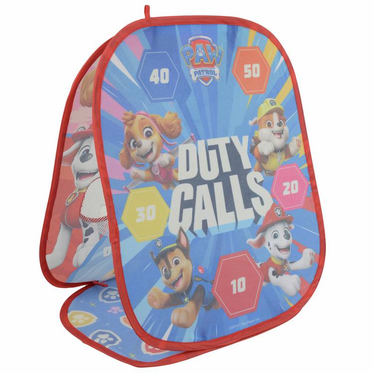 Paw Patrol bean bag toss target game with Chase - imported from the UK