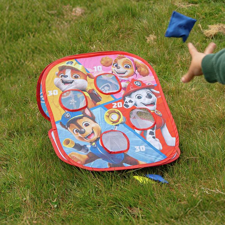 Paw Patrol bean bag toss target game with Chase - imported from the UK