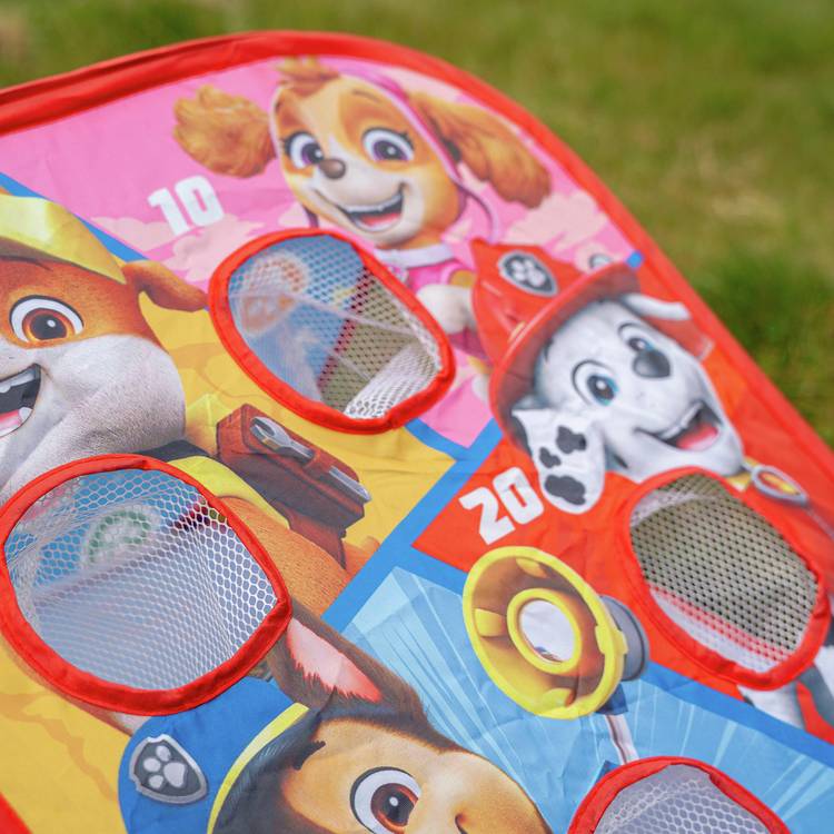 Paw Patrol bean bag toss target game with Chase - imported from the UK