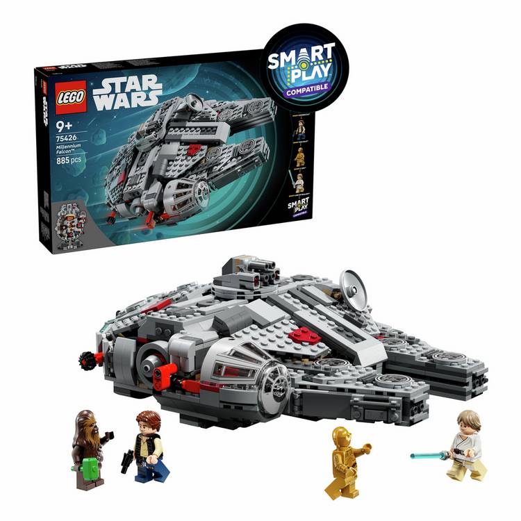 LEGO Star Wars Millennium Falcon building set 885 pieces - British product
