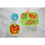 Munchkin toddler feeding set Blue Green - British product