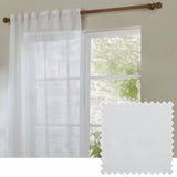 Argos Yard Cirrus Tab Top Sheer Voile Curtains - White - 140x250cm- Buy online at McGrocer