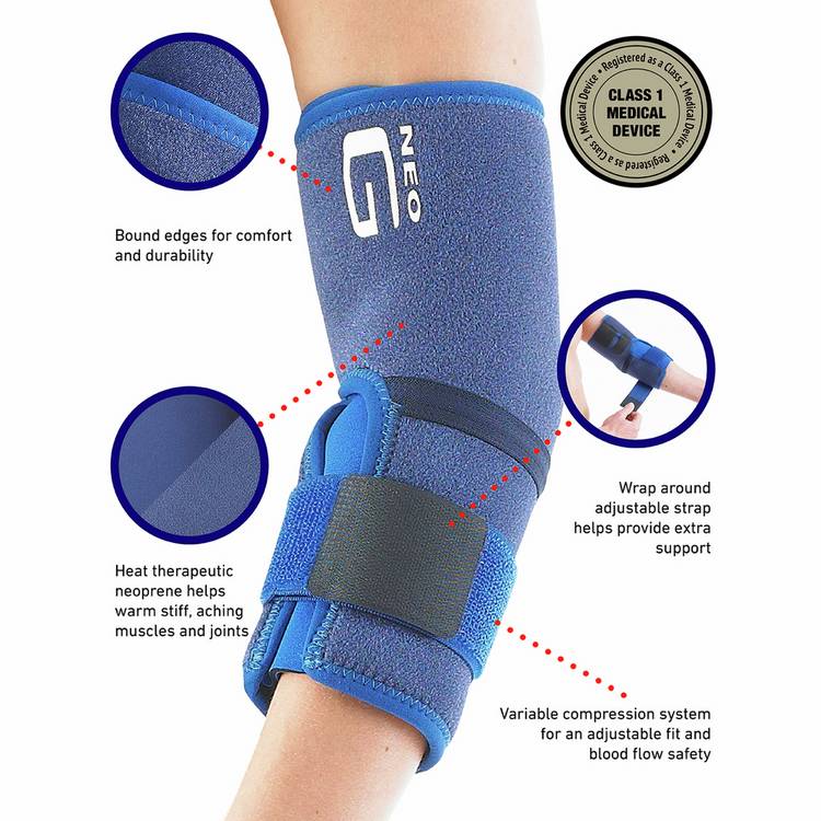 Neo G VCS elbow support one size - British product