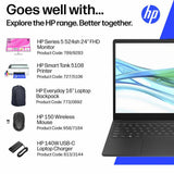 HP 15.6 laptop Intel Core i3 8GB 256GB (British brand)