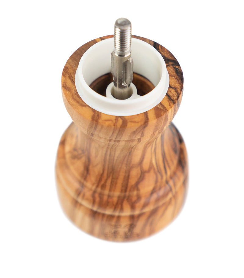 Peugeot olive wood salt pepper mill set 10cm, imported from the UK