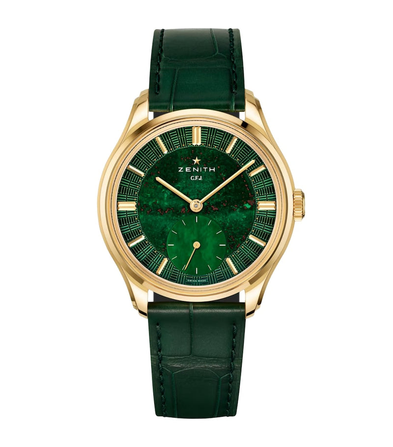 Zenith yellow gold watch 39mm, UK version