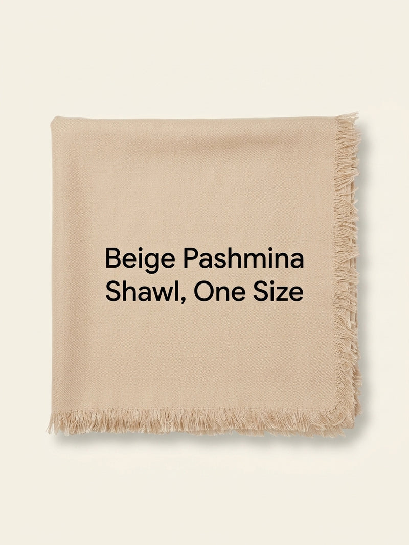 GUCCI neutral GG fringed shawl scarf 140x140cm - British product