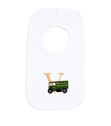 Harrods Paint My Dreams Cotton V Monogram Bib Baby Bib- Buy online at McGrocer