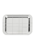 Christofle silver-plated Graphik tray 15cm x 10cm - British product