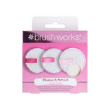 Brushworks reusable face pads 3-pack - British product