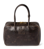 Miu Miu Beau nappa leather top-handle bag (British brand)