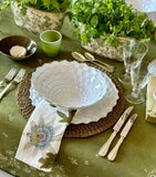 Summerill & Bishop Tisane Herb Garden linen napkins set of 6 50cm x 50cm (British brand)