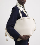Claudie Pierlot Alban grained leather tote bag, UK version