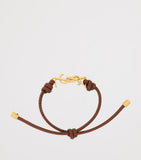 Saint Laurent Cassandre leather bracelet, UK version