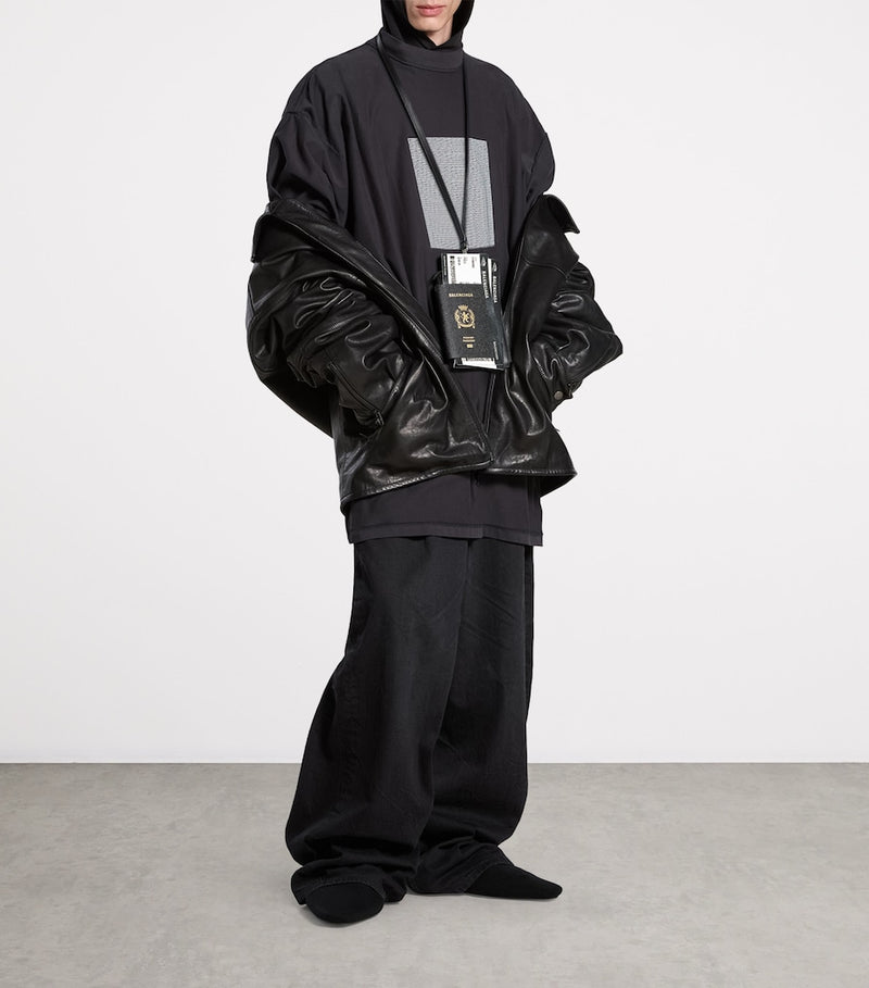 Balenciaga calfskin passport phone holder - British product