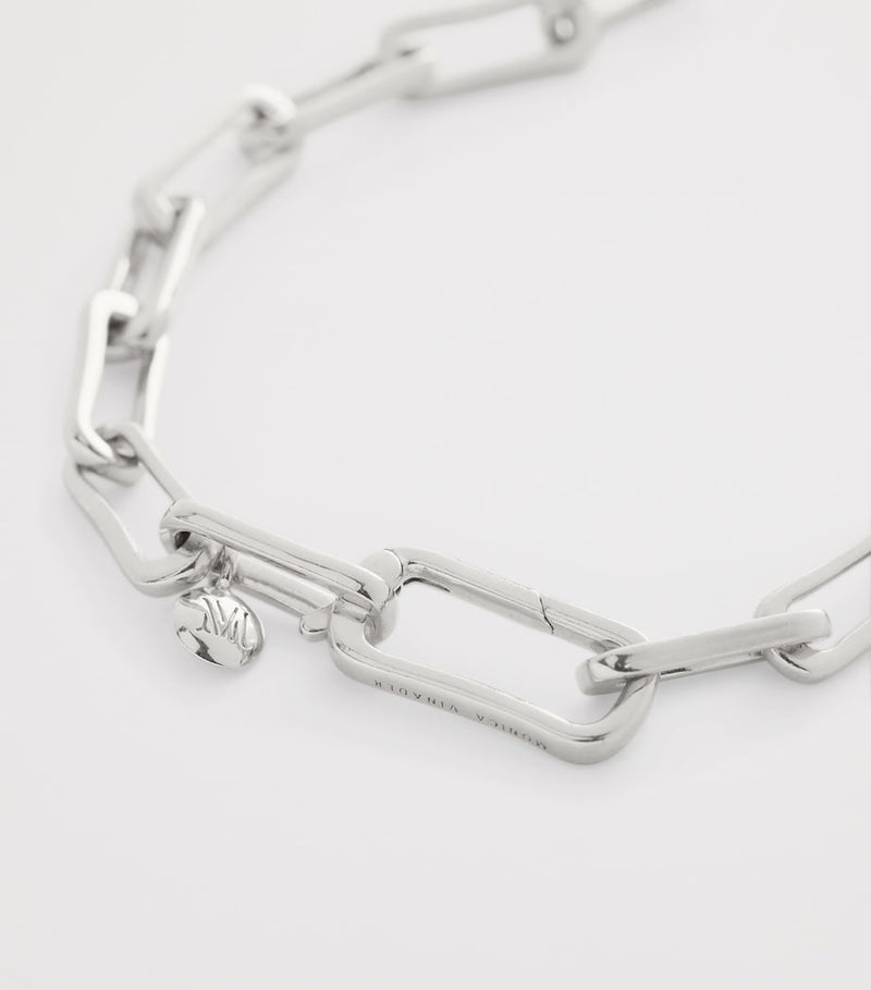 Monica Vinader sterling silver Alta Charm necklace, UK version