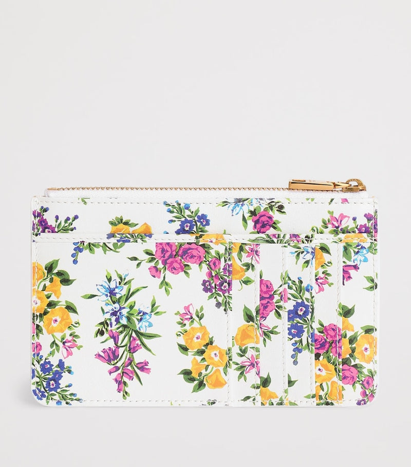Dolce&Gabbana calfskin floral print card holder, imported from the UK