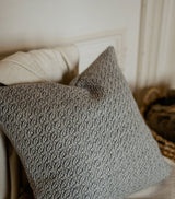 Harrods Alpaca-Blend Fern Design Cushion 45cm x 45cm- Buy online at McGrocer
