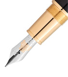 Montblanc Great Gatsby fountain pen, rhodium nib, (British brand)