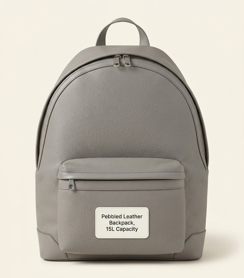 Mulberry Heritage backpack grained leather H40cm, imported from the UK
