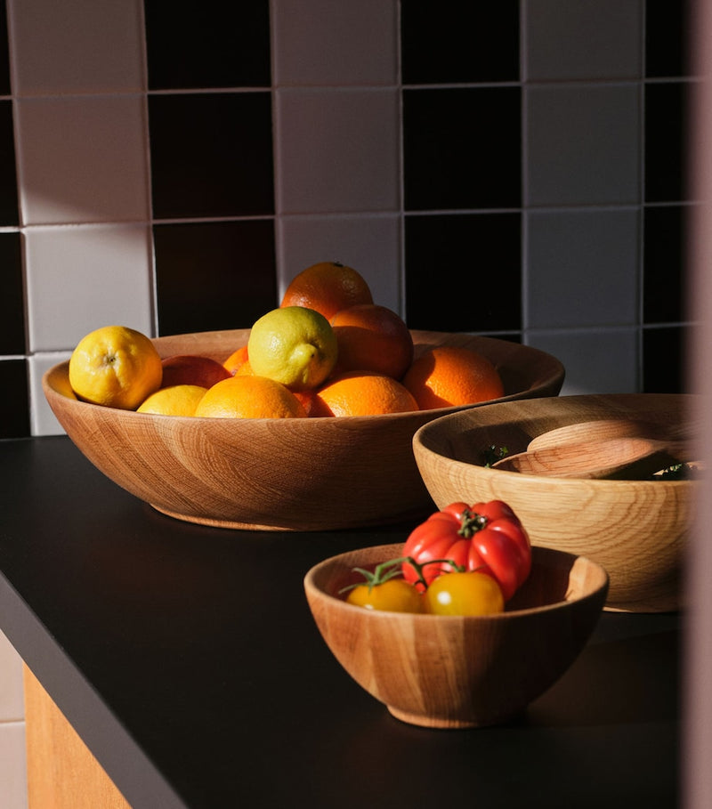 The Conran Shop oak fruit bowl 36cm - British product