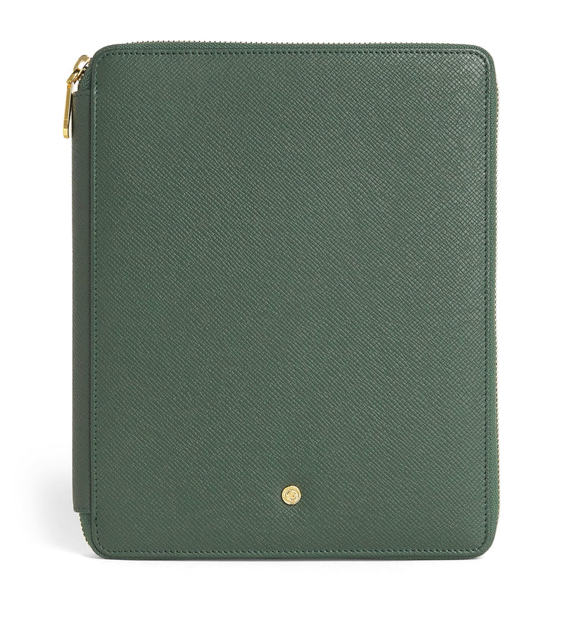 Harrods leather writing folder, UK version