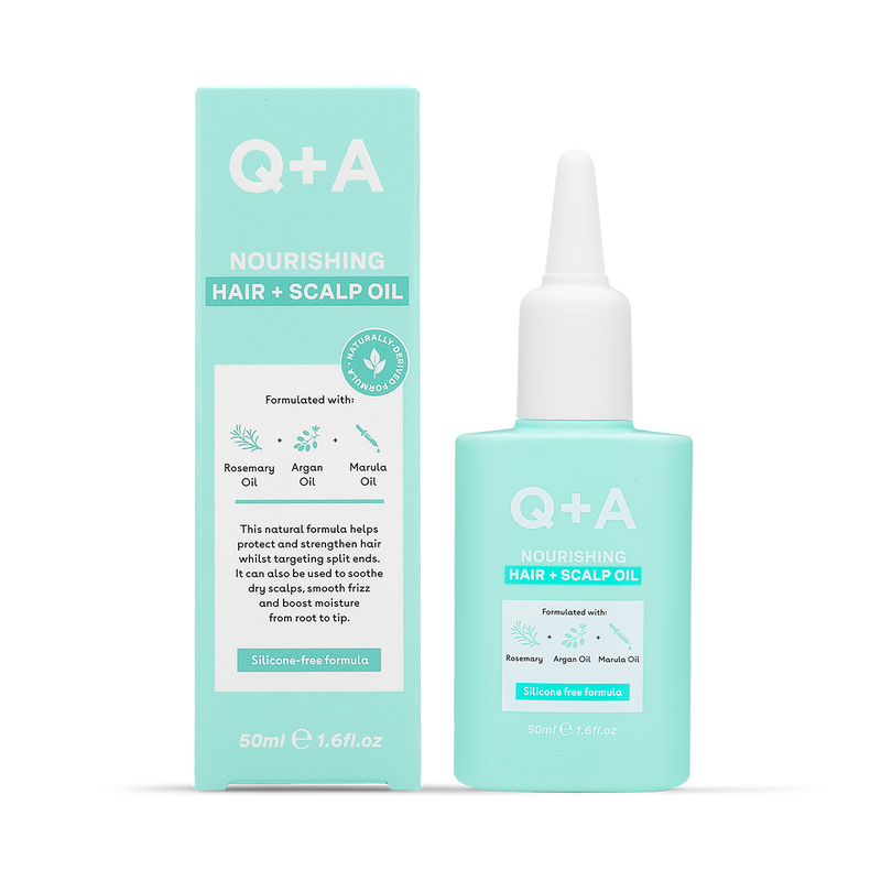 Q+A Nourishing Hair and Scalp Oil 50ml - British product