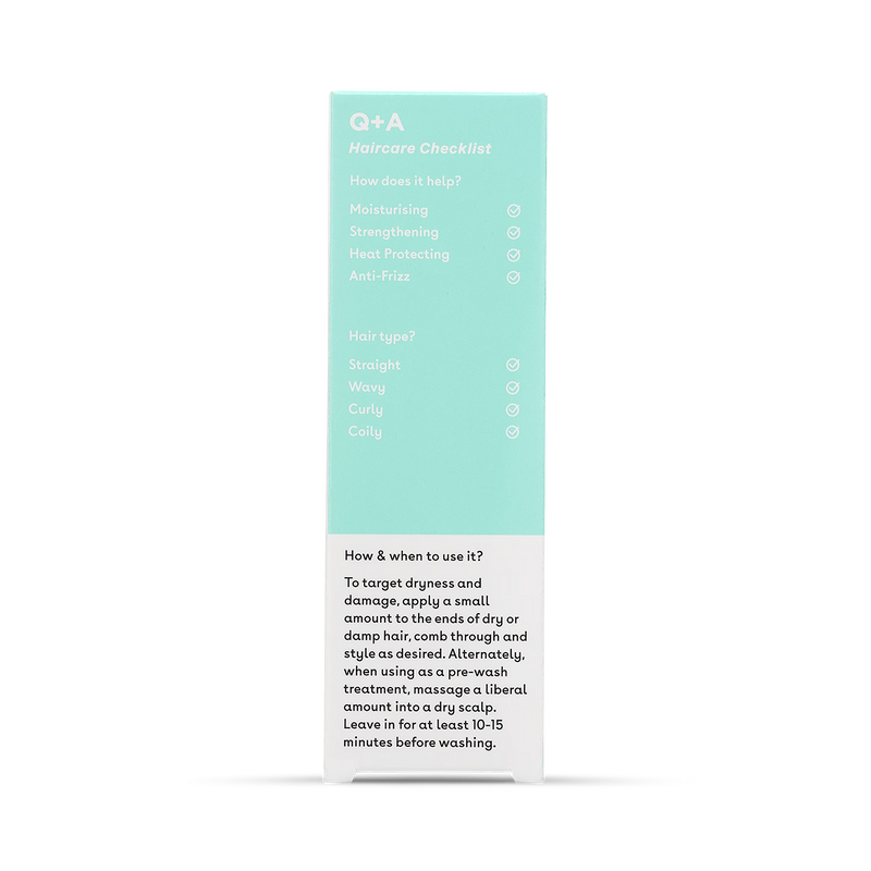 Q+A Nourishing Hair and Scalp Oil 50ml - British product