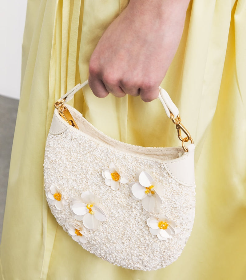 Polo Ralph Lauren embellished floral pouch bag small - British product