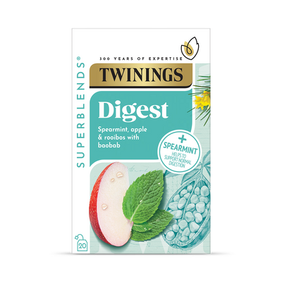 Holland & Barrett Twinings Superblends Digest Apple Flavour Herbal Tea Bags 20- Buy online at McGrocer