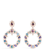 Harrods Suzanne Kalan Rose Gold, Diamond, Sapphire and Opal One of a Kind Drop Earrings- Buy online at McGrocer