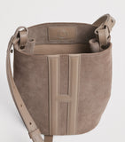 Harrods Tusting medium suede cross-body bag, UK version