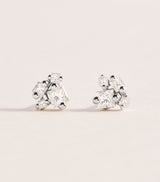 Harrods Suzanne Kalan White Gold and Diamond Princess Cluster Stud Earrings- Buy online at McGrocer
