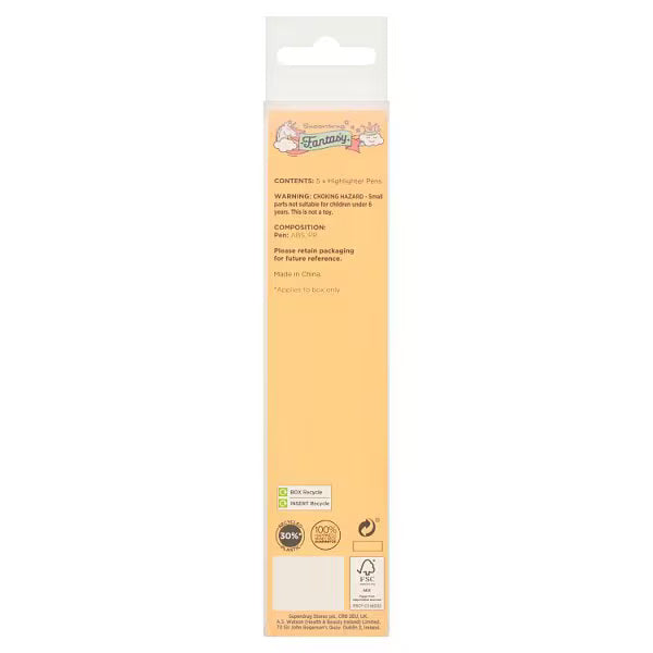 Fantasy Bear Stacker Highlighter Writing Tool - British product