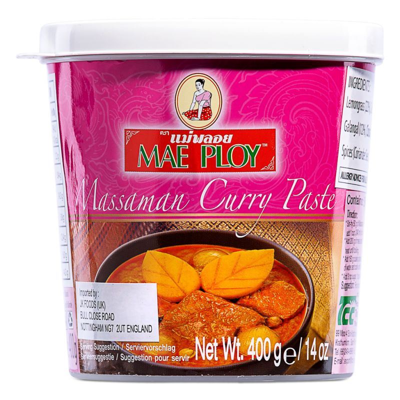 Mae Ploy Masaman curry paste with lemongrass and galangal, UK version