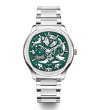 Piaget steel watch skeleton dial 42mm - British product